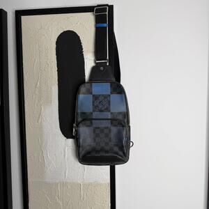 Louis Vuitton Damier Graphite Giant Avenue Sling Backpack